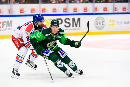 Oskarshamns Hynek Zohorna och Färjestads Gustav Rydahl