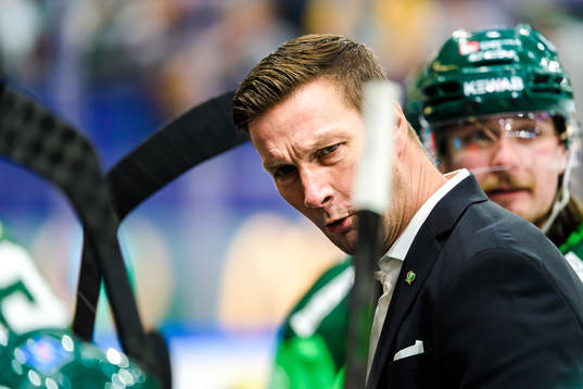 Färjestads tränare Johan Pennerborn