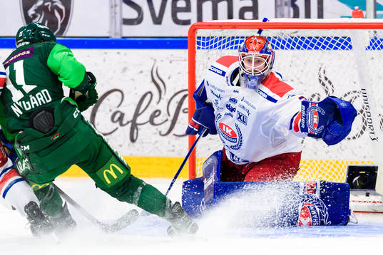 Oskarshamns målvakt Tim Juel