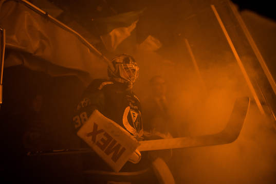 Färjestads målvakt Dominik Furch