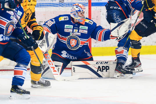 Växjös målvakt Janis Kalnins