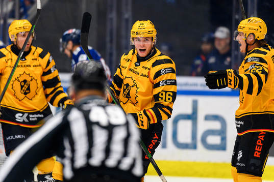 Skellefteås Rickard Hugg jublar