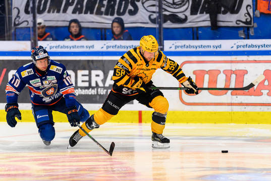 Växjös Richard Gynge faller