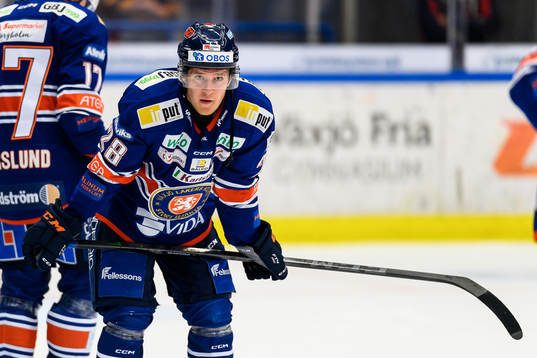 Växjös Hugo Gustafsson deppar