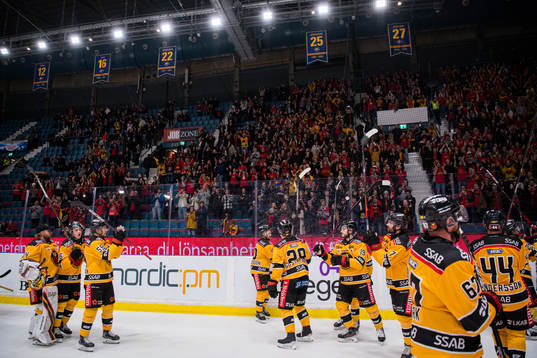 Luleås spelare jublar