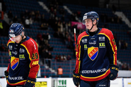 Djurgårdens Sebastian Strandberg och Filip Cederqvist