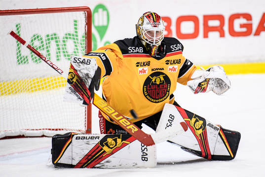 Luleås målvakt Jesper Wallstedt