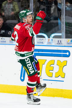 Frölundas Max Friberg jublar