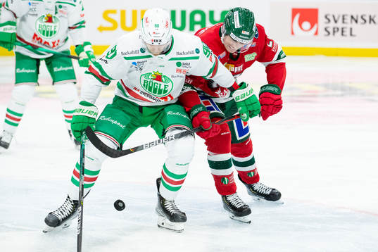 Rögles Ted Brithén och Frölundas Johan Sundström