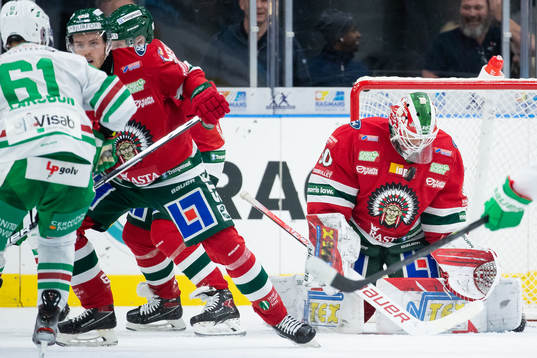 Frölundas målvakt Matthew Tomkins