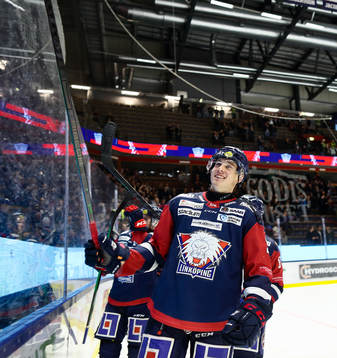 Linköpings Daniel Ljungman jublar