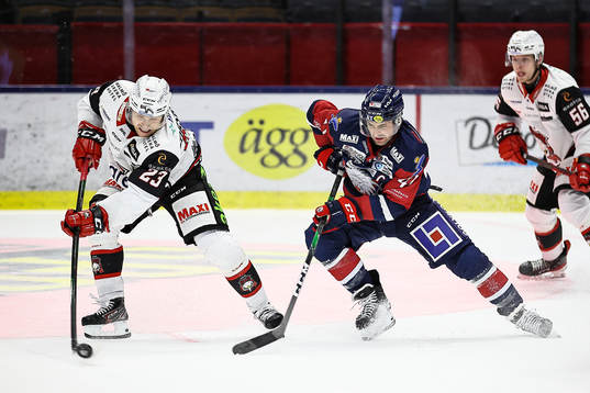 Malmö Redhawks Christoffer Forsberg och Linköpings Broc