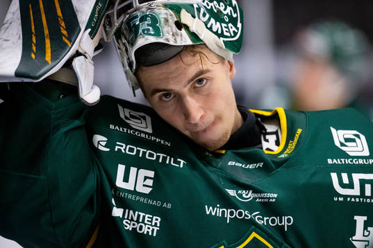Björklövens målvakt Claes Endre