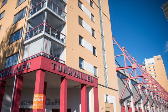 Tunavallen innan fotbollsmatchen i Superettan mellan AFC