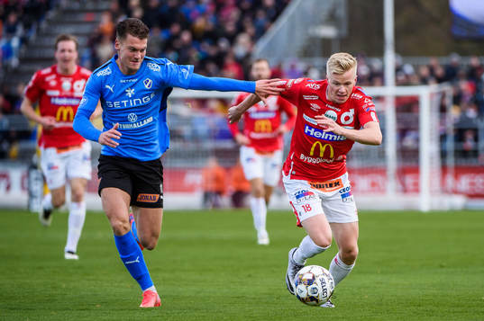 Halmstads Samuel Kroon och Degerfors Karl Axel Lindahl