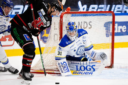 Örebros Rodrigo Abols och Leksands målvakt Kasimir