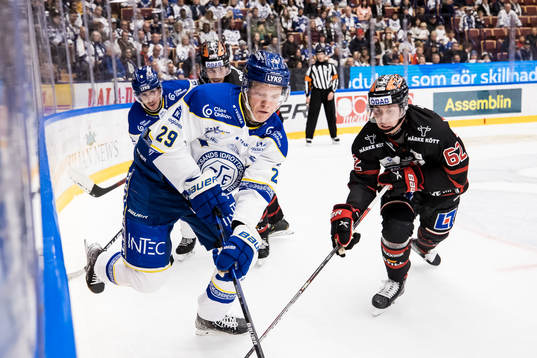Leksands Emil Heineman och Örebros Robert Leino