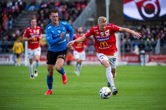 Halmstads Samuel Kroon och Degerfors Karl Axel Lindahl