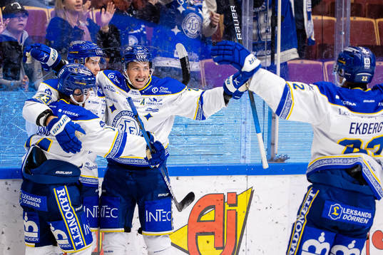 Leksands Mikael Ruohomaa , Oskar Lang, Patrik Norén och