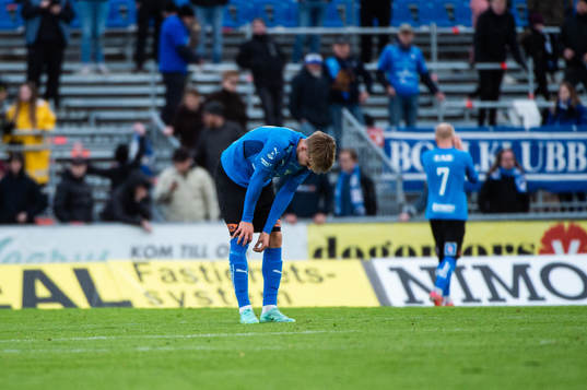 Halmstads Joel Allansson deppar