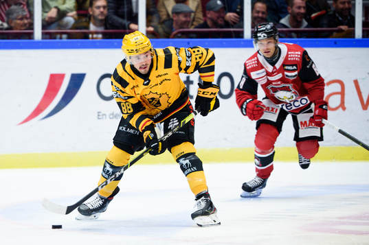 Skellefteås Jayce Hawryluk och Malmö Redhawks Johan