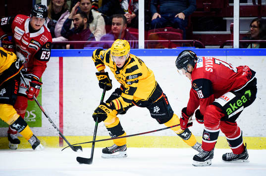 Skellefteås Adam Wilsby och Malmö Redhawks Marcus