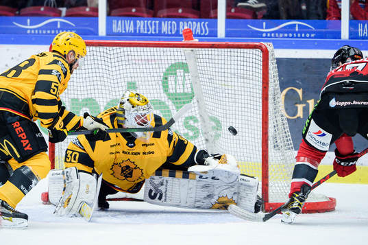 Skellefteås målvakt Gustaf Lindvall