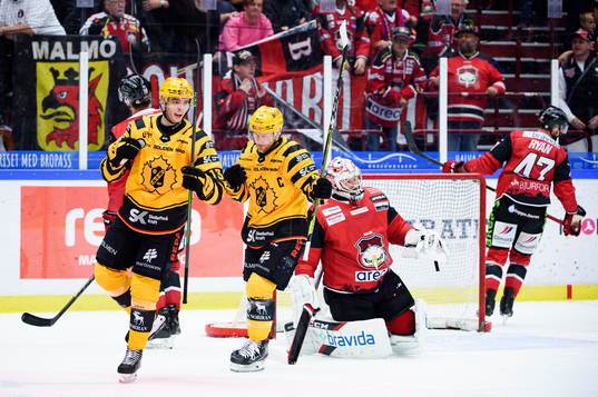 Skellefteås Stefan Loibl jublar