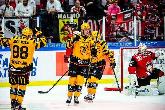 Skellefteås Stefan Loibl jublar