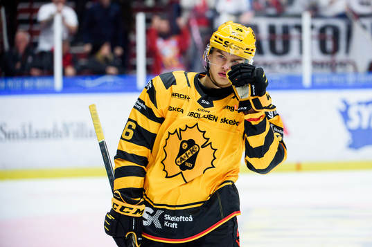 Skellefteås Simon Robertsson deppar
