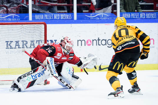 Malmö Redhawks målvakt Daniel Marmenlind och Skellefteås