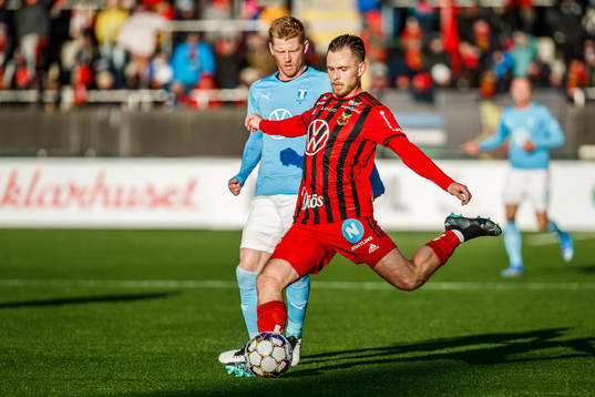 Malmö FFs Anders Christiansen och Östersunds Charlie