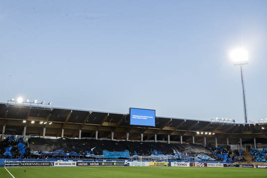 Sirius supportrar med ett tifo