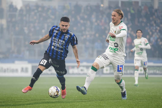 Sirius Edi Sylisufaj och Varbergs Hampus Zachrisson