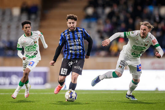 Sirius Moustafa Zeidan och Varbergs Hampus Zachrisson