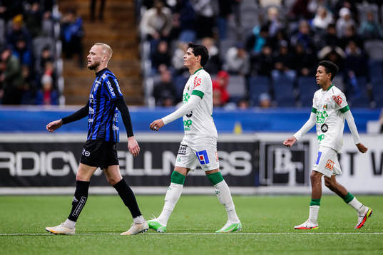 Varbergs Jean Carlos De Brito och Tashreeq Matthews deppar