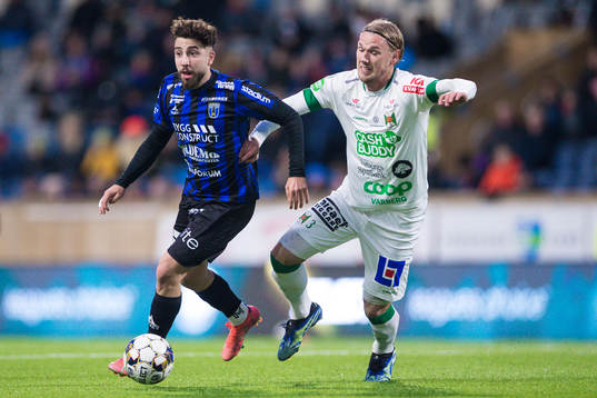 Sirius Moustafa Zeidan och Varbergs Hampus Zachrisson