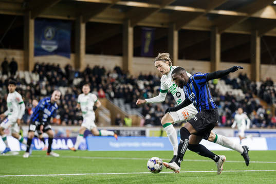 Varbergs Joakim Lindner och Sirius Christian Kouakou