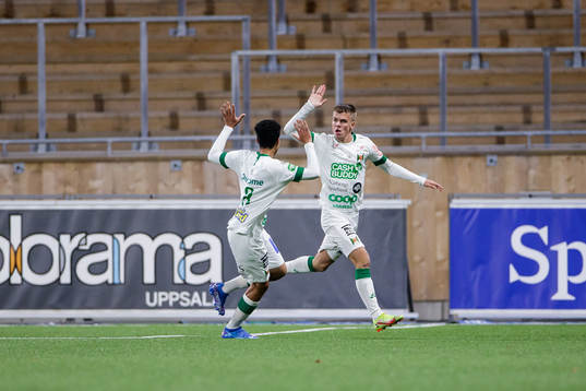 Varbergs Victor Karlsson jublar
