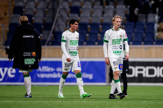 Varbergs Jean Carlos De Brito och Nils Bertilsson  deppar