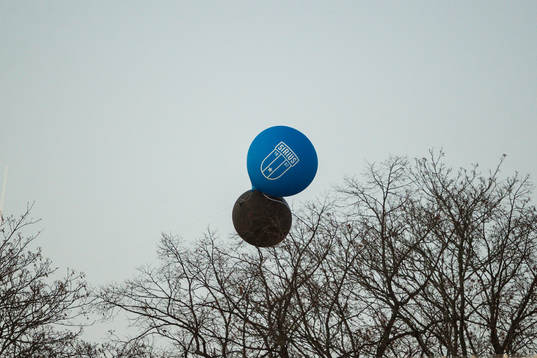 Ballonge med Sirius logotyp