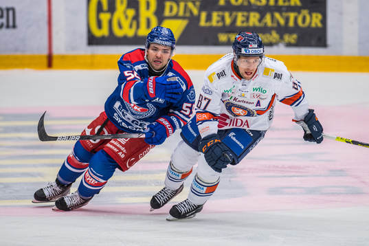 Oskarshamns David Quenneville och Växjös Robert Rosén
