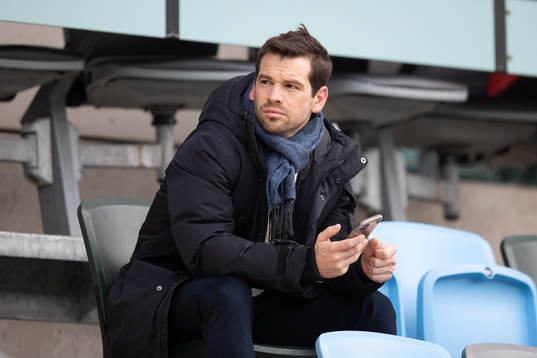 IFK Göteborgs tidigare tränare Ferran Sibila på läktaren