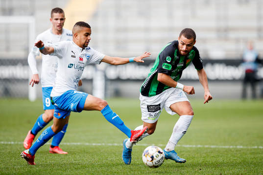 Värnamos Erick Brendon och GAIS Malkolm Moenza