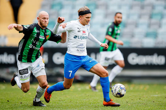 GAIS Niklas Andersen och Värnamos Charlie Vindehall