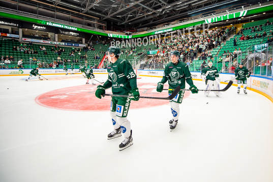 Färjestads Gustav Rydahl och Adam Ginning