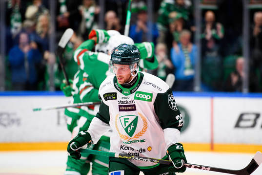 Färjestads Per Åslund deppar