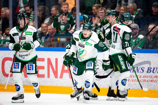 Färjestads Joakim Nygård jublar
