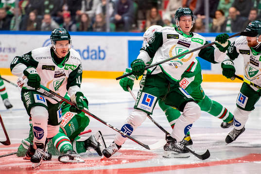Färjestads Joakim Nygård och Martin Johansson