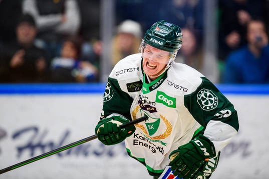 Färjestads Gustav Rydahl har ont